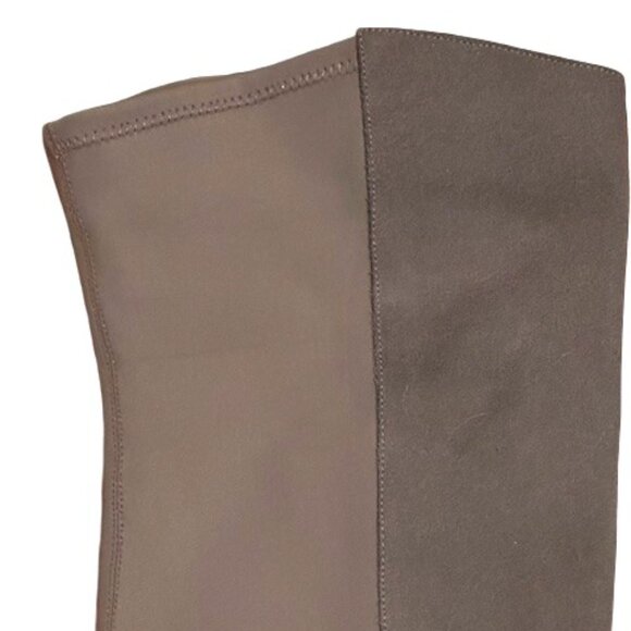 Charles David Grey Suede Microstretch Over-the-Knee Stiletto Boots - Size 8.5 - Picture 3 of 6